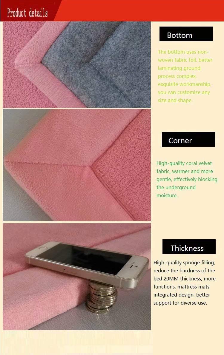 V-Mix Children's Play Mat - Handmade Weaving Plush Foam Rug for Baby, Toddler & Children's Play Blanket, Yoga & Exercise Mat - Cushy, Soft & Thick Hypoallergenic, Non-Toxic, Reversible