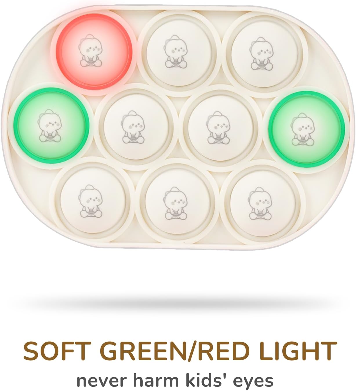 Fast Push Game, Christmas Birthday Gifts for Kids 8-12, Fidget Toys for Kids, Fast Push Bubble Game, Pop Game It Light Up Fidget Sensory Toys, Gifts for 3 4 5 6 7 8 9 Year Old Girls Boys Teen