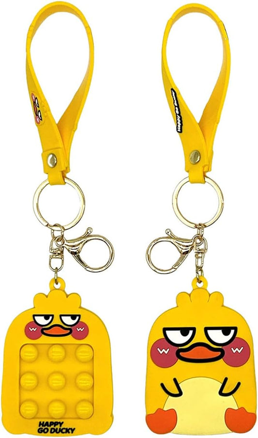 Stress Relief Duck Pop Fidget Toy,Adult Stress Reduction Toy, Fingertips Sensory Toy for ADHD, Autism, Office Relaxation, Anxiety, Stuffer, Portable (C-Stress Relief Toy)