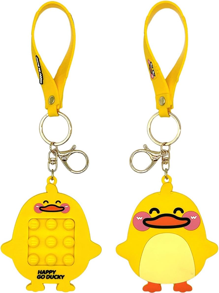 Stress Relief Pop Fidget Duck Toy,Adult Stress Reduction Toy, Fingertips Sensory Toy for ADHD, Autism, Anxiety, Office Relaxation, Holiday Gift Stuffer(A-Stress Relief Toy)