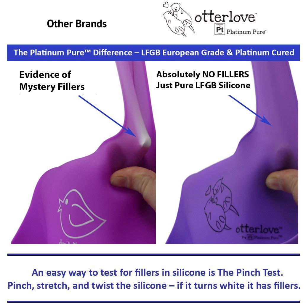 otterlove Silicone Baby & Toddler Training Cup - Pediatric OT Approved - 100% Platinum Pure LFGB Silicone - Unbreakable - Plastic Free - Tiny Cup Perfect for Baby Led Weaning (Woodchuck)