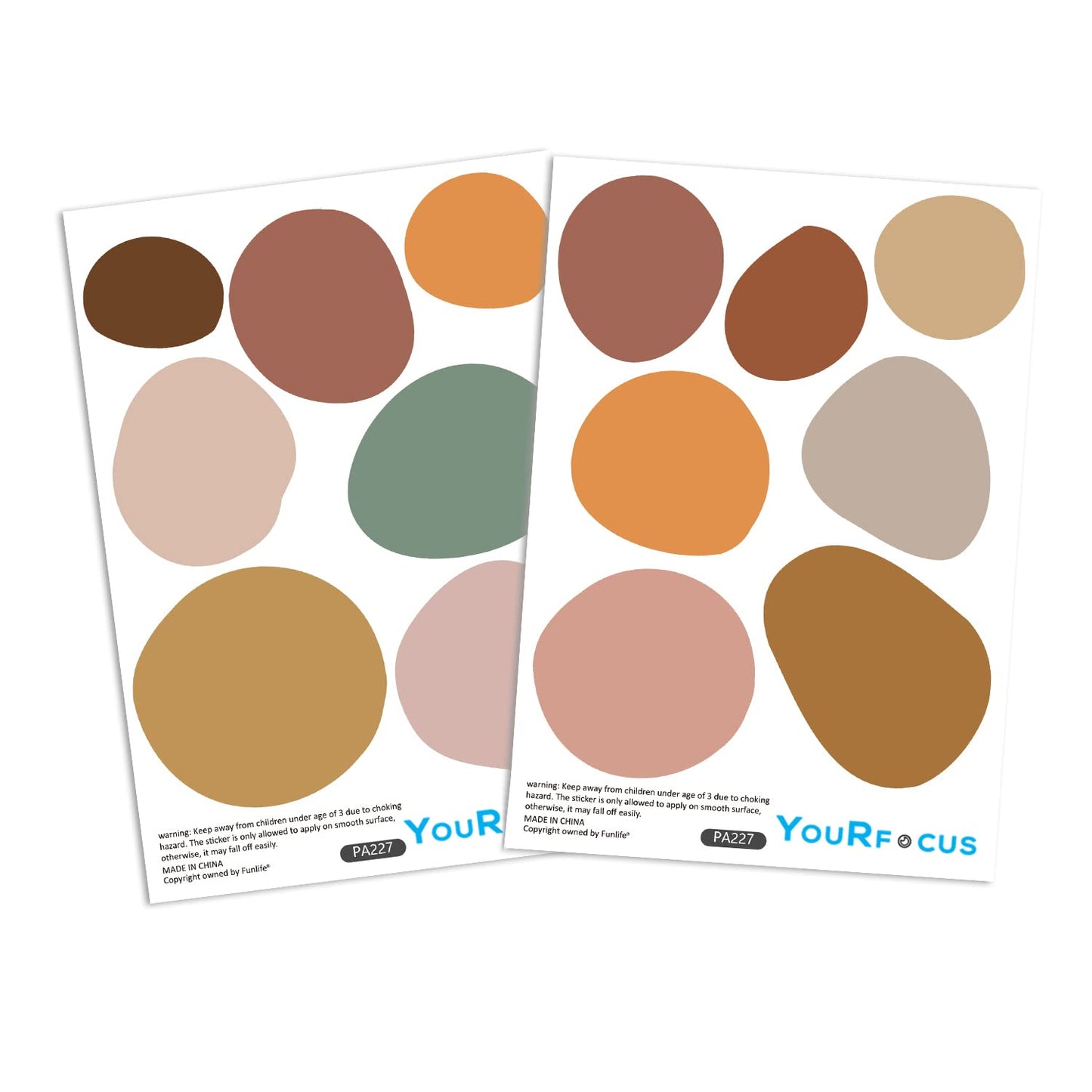 Boho Polka Dot Wall Decals 84 PCS, Boho Wall Sticker for Girls Room Living and Playroom Nursery, Removable Wall Decals Kids Room Decor Vinyl Murals DIY Cute Decorations (12 Sheets)