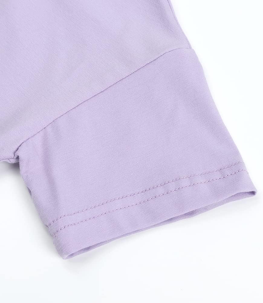 Baby Boys Girls Cotton T-Shirts 3Pack Solid Color Short Sleeve Tee Summer Crewneck Tops for Toddler Kids