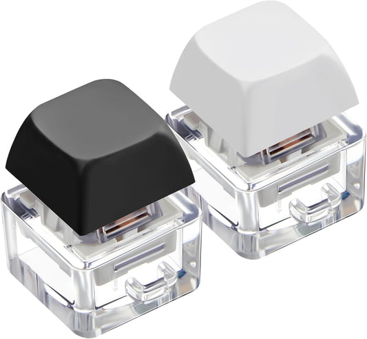 Taiyin 2 Pcs Keyboard Fidget Keychain Decompression Toys Finger Keyboard Toy Stress Relief Finger Keyboard Keychain Fidget Button for Adult Gifts to Pass The Boring Time