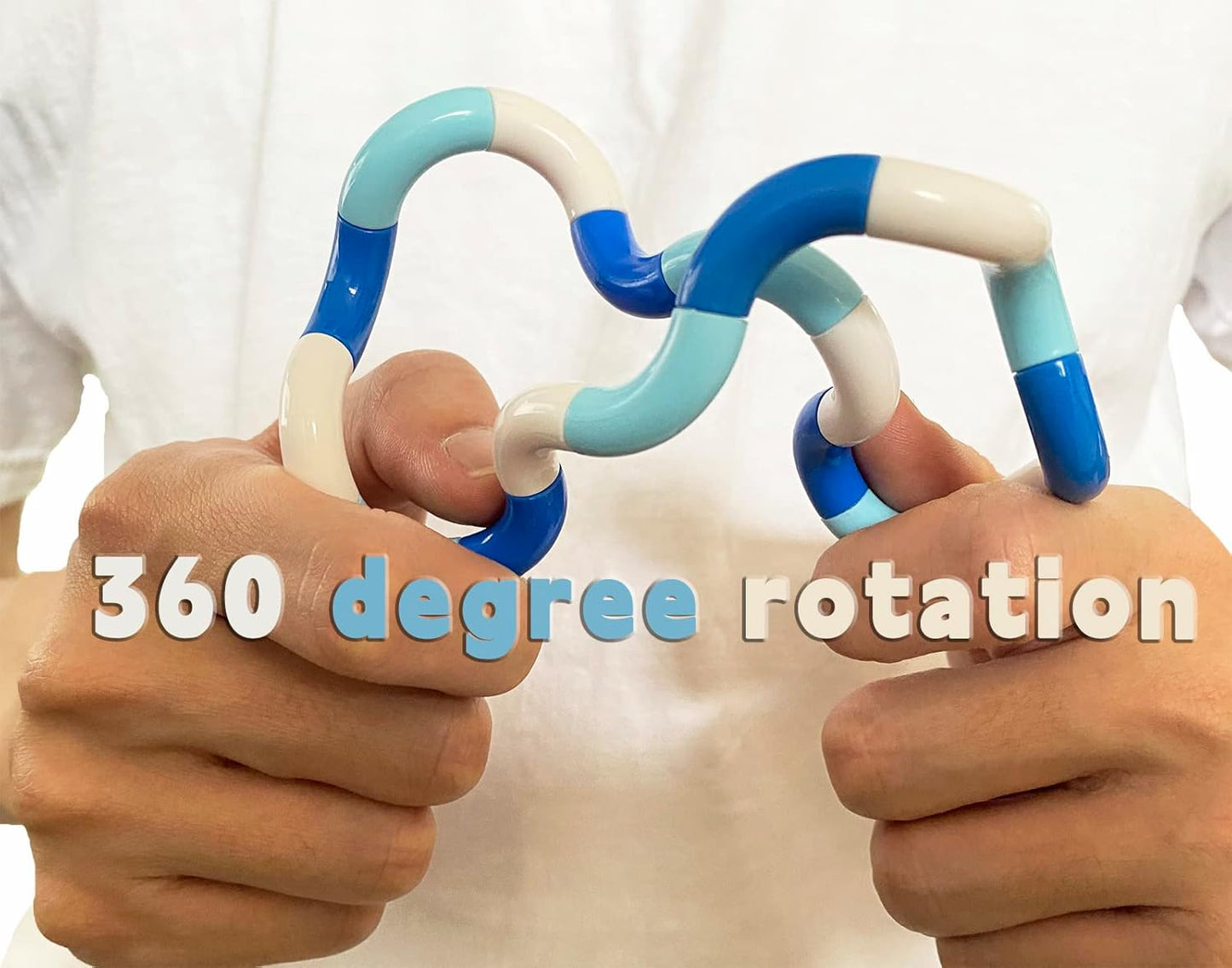 Random Multicolored Quiet Fidgets Toys for Unique Fidget Experience, Anti Anxiety Sensory Toys Combine into New Shapes, Brain Imagination Tools, Relax Therapy Educational Toy for ，Party Supplies (24)