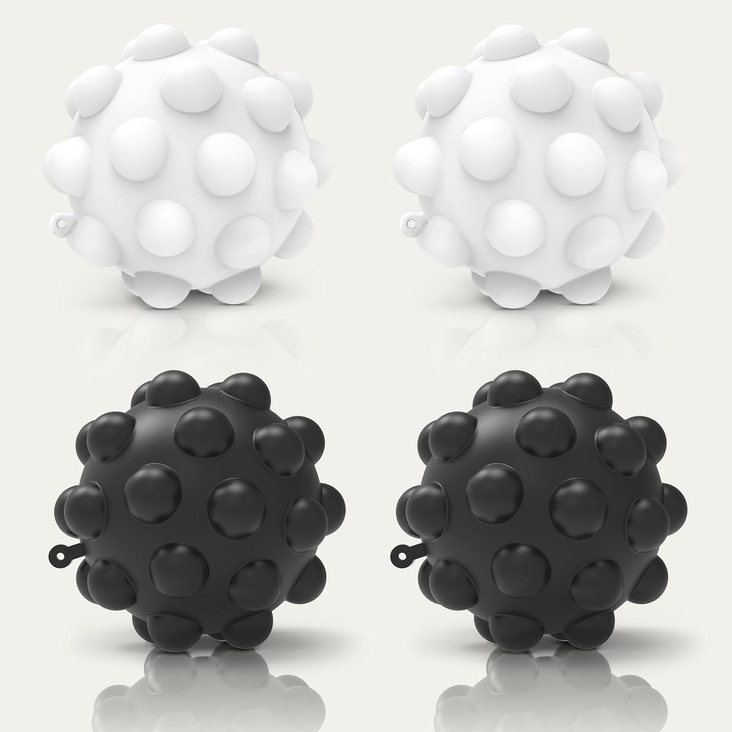 Fidget Toys Adults,Stress Balls Adults 4Pcs Pop Fidget Toys,Pop Balls Autism Sensory Toys for Toddlers 1-3,Fidget Balls Figette Toys,Anxiety Relief Fidgets,Stuffers Gift for Teens Kids (C)