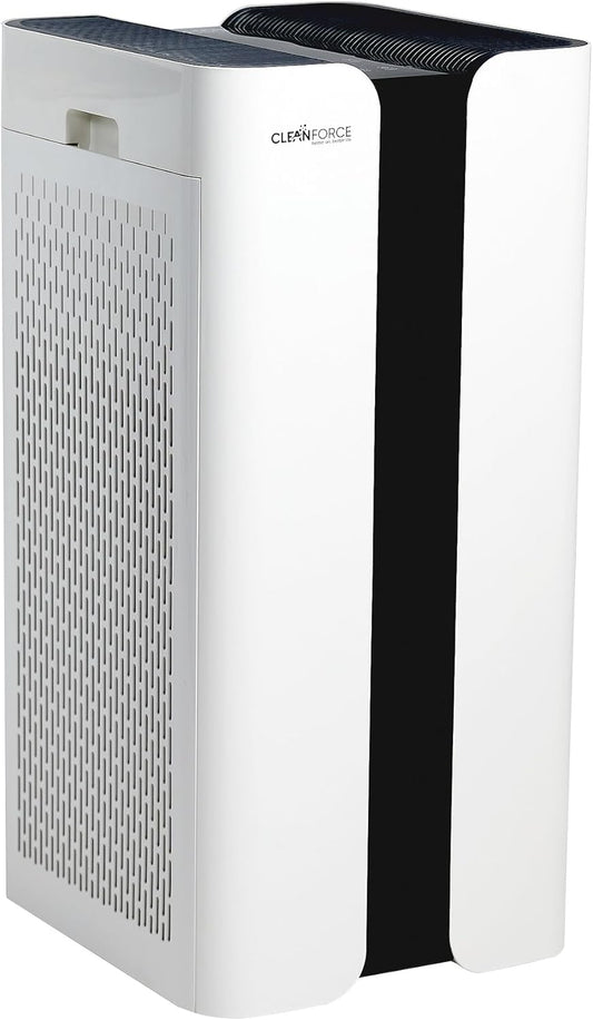 CleanForce MEGA1000 Extra large Air Purifier for home large room, covers 3000 sqft, H13 True HEPA Filter, Filters 99.97% dust, smoke, odor, pollen, VOCs, Commercial Air Cleaner for office, classroom
