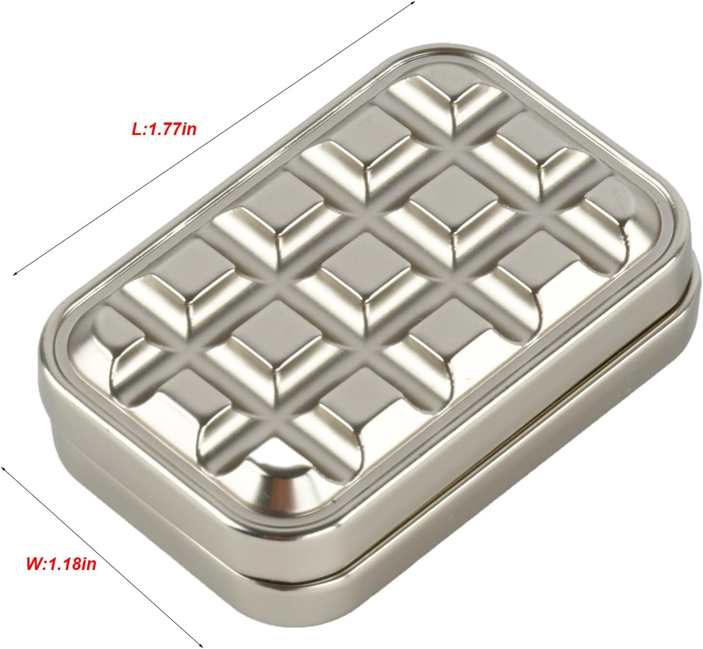 Fidget Toys Adults Magnetic Fidget Slider Magnet Fidget Toys EDC Metal Fidget Slider Haptic Slider EDC Fidget ADHD Anxiety Stress Relief Toy Adults Fidget Toys Adults Anxiety Metal Fidget Toys-Silver