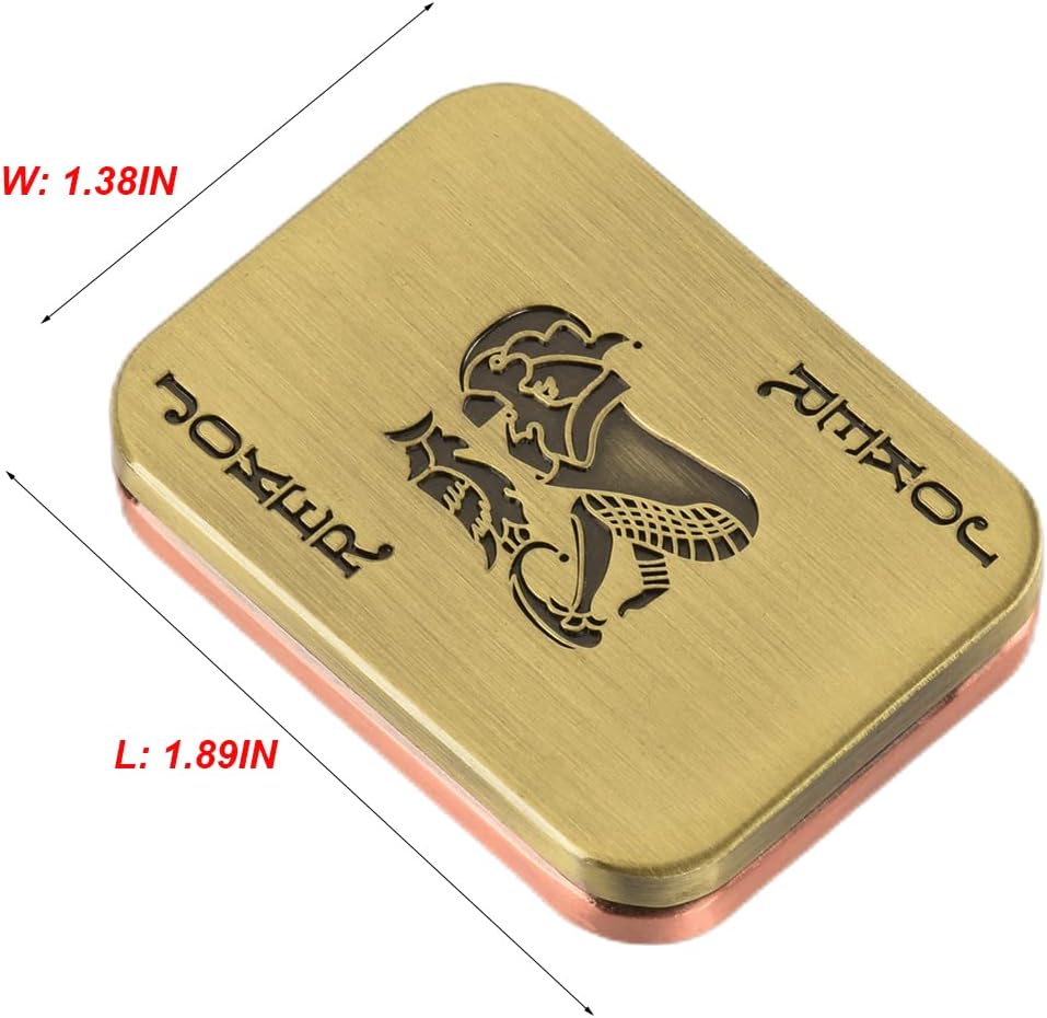 EDC Metal Fidget Slider Toys- Stress Relief EDC Fidget Slider Casual Metal Adult's Hand Toys Office Desk Toys Gifts Stress Toys for Adults(Poker-Joker)