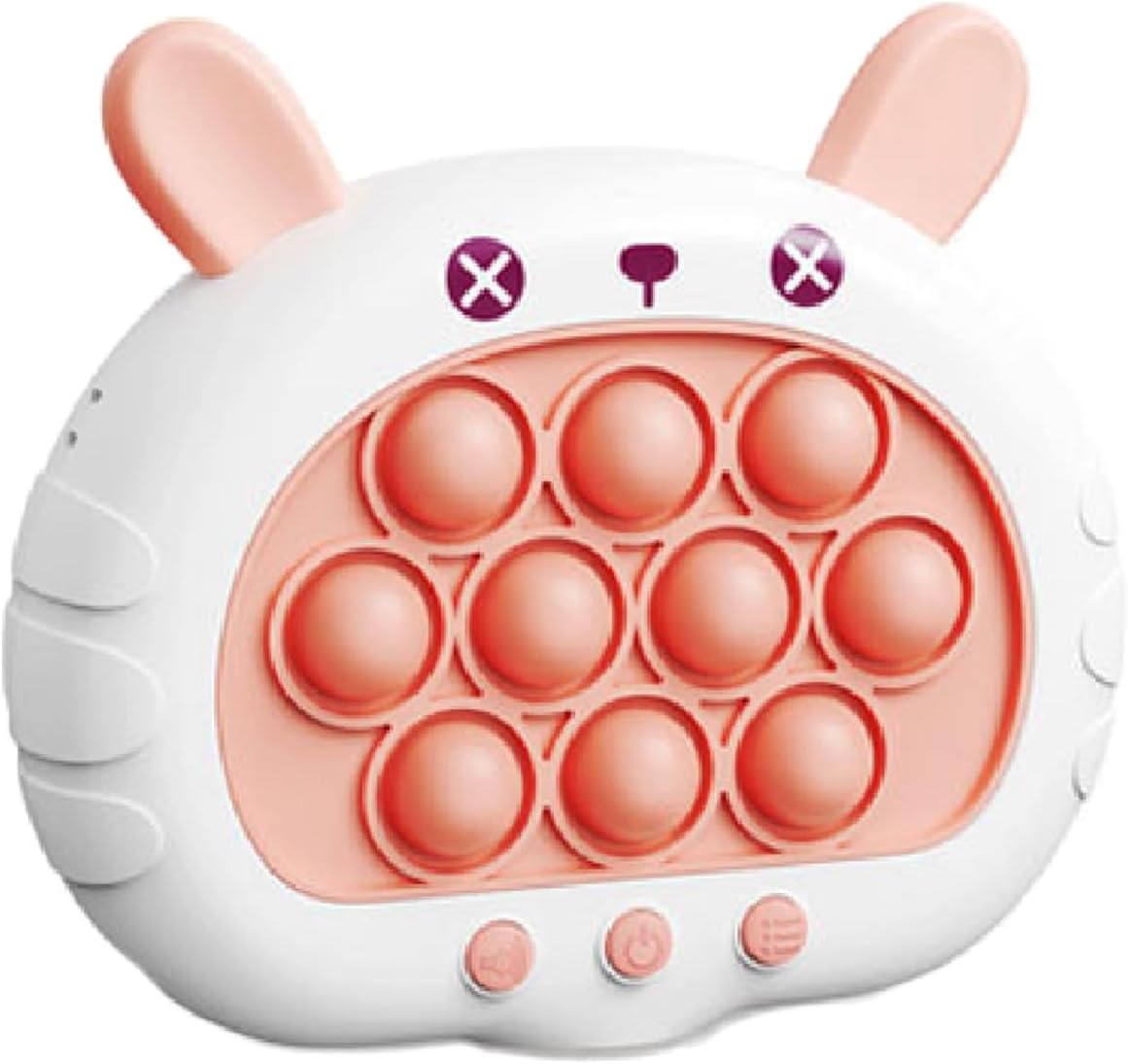 Creative Stress Relief Toys, Decompression Breakthrough Puzzle Pop Button Gopher Game Machine, Novelty Fidget Toys Party Favor Gifts for Kids Adults, Toy for 3+ Year Old (Pink Rabbit)