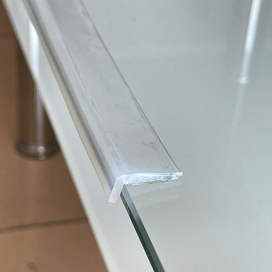 Edge Protector 100% Silicone, Baby Proofing Corners Clear Guards, Pre-Tape Adhesive Soft for Kids Safety, Child Table Cabinets Furniture Bumper (1/5x4/5 in, 12 FT)