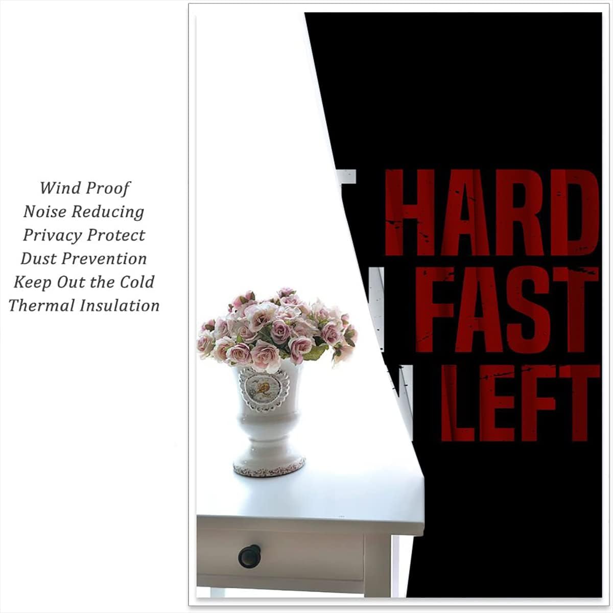 Baseball Blackout Curtains for Boy Girl Room Darkening Decor,Sport Theme Red and White Motto Dark Bedroom Living Room Home Rod Pocket Thermal Insulated Window Curtain/Drapes Panel,84x84 Inch…