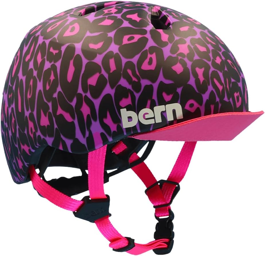 Bern Nino Bike Helmet for Kids, Ages 3-12, Flip Visor, Adjustable fit, Lightweight, CPSC Safety Certified