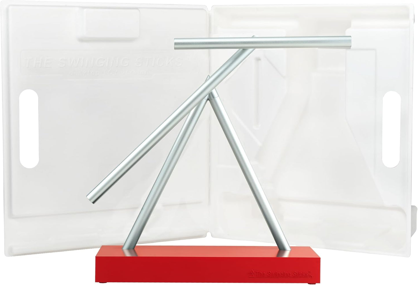 Kinetic Energy Sculpture - Desktop Replica Version (Silver/Red)