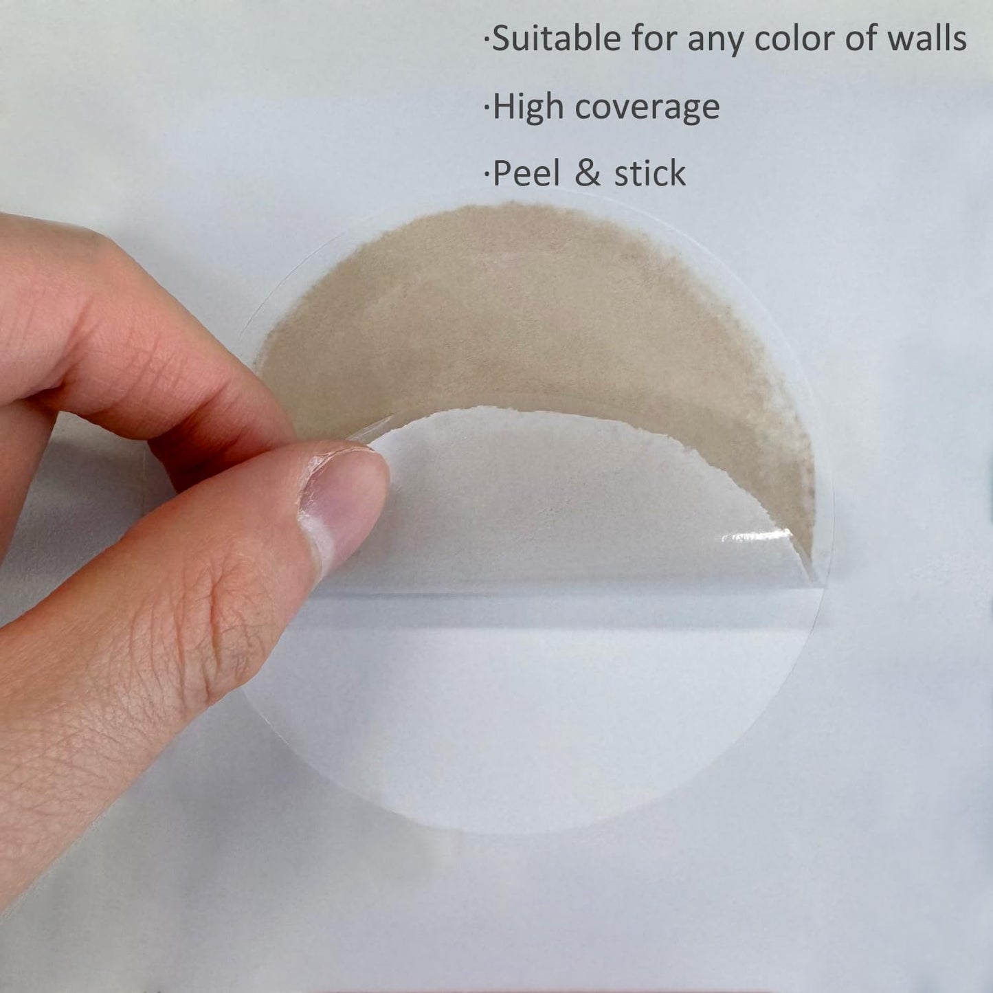 Colorful Polka Dot Wall Decals 72 PCS, Watercolor Dots Wall Sticker for Girls Bedroom Removable Wall Decals Nursery Kids Room Decor (12 Sheets)