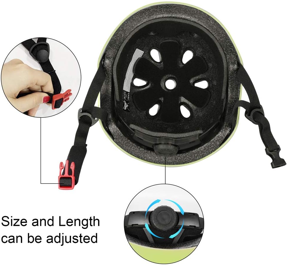 Kids Helmet, Toddler Adjustable Kids Ages 3-8 Years Old Boys Girls Multi-Sports Safety