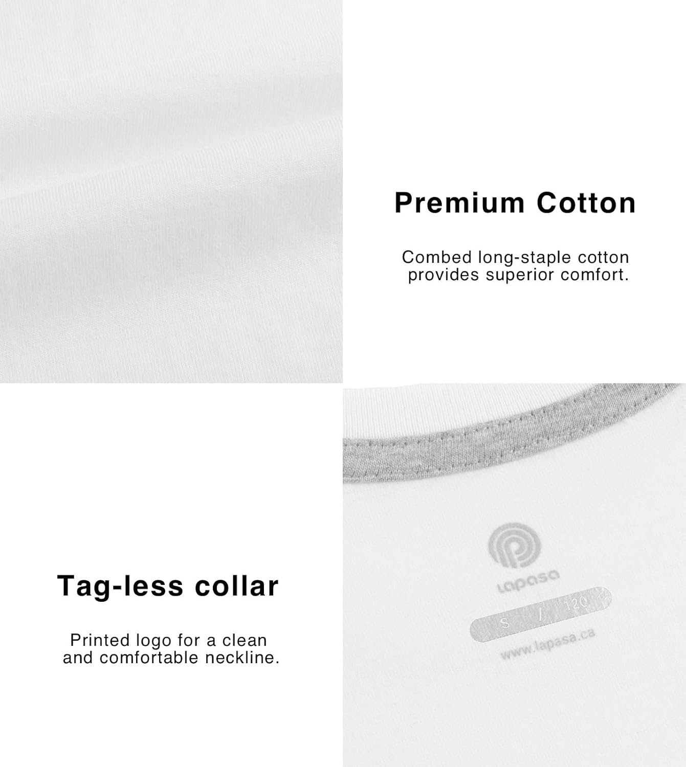 LAPASA Kids T-Shirts Short Sleeve (4 Pack) 100% Cotton Plain Top Tees Boy & Girl Unisex Toddler Children Tie Dye Summer K01