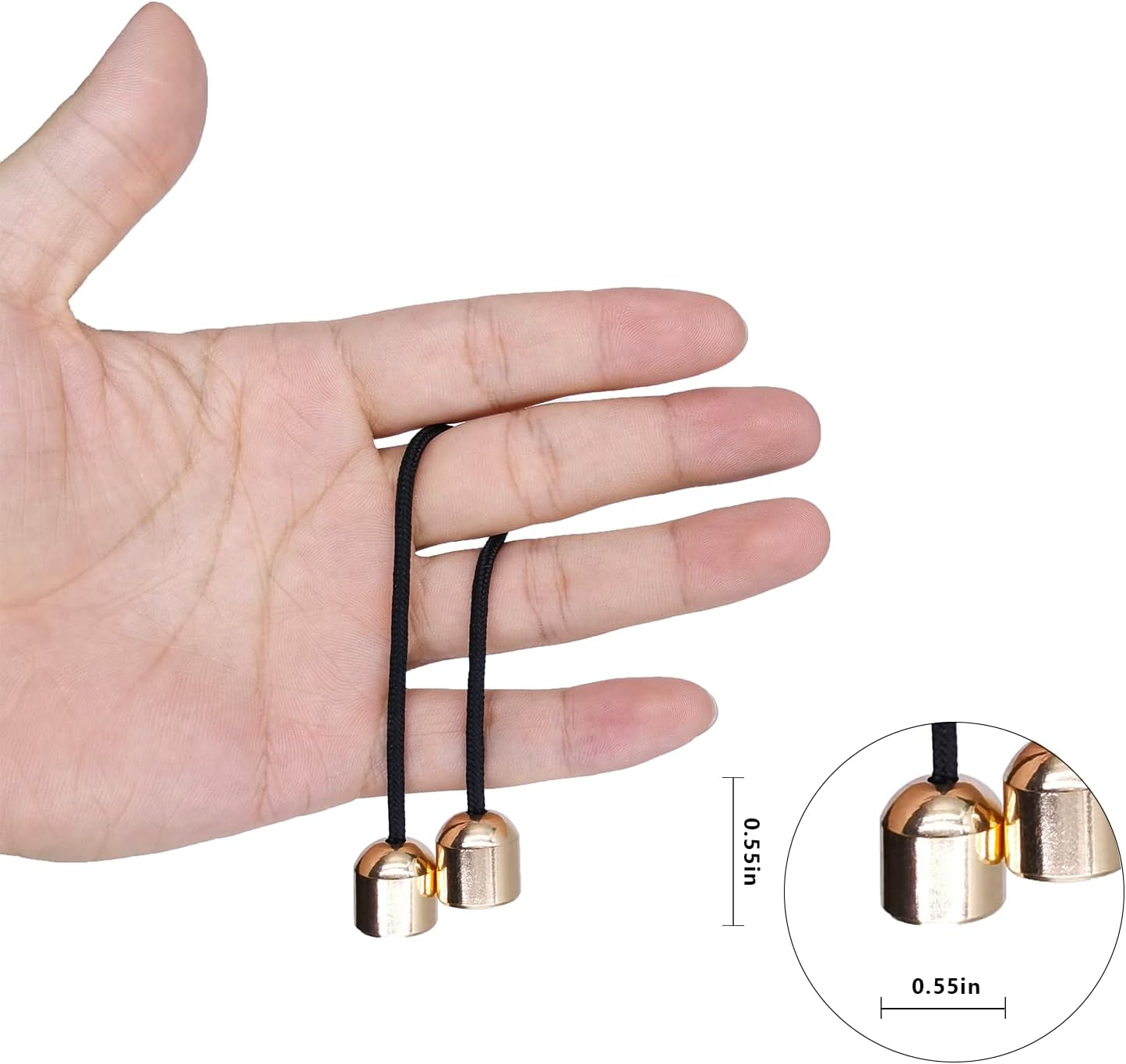 Begleri Beads,Copper Begleri Fidget Toy,Portable Stress Relief Toy Adults,0.94ounce(Bell)