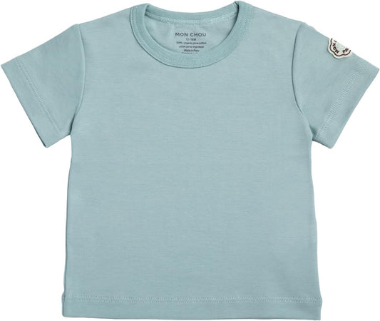 Mon Chou Premium Short Sleeve Shirt - Ultra Soft, 100% Pima Cotton Crew Neck Baby T Shirts - Organic Cotton Baby Clothes
