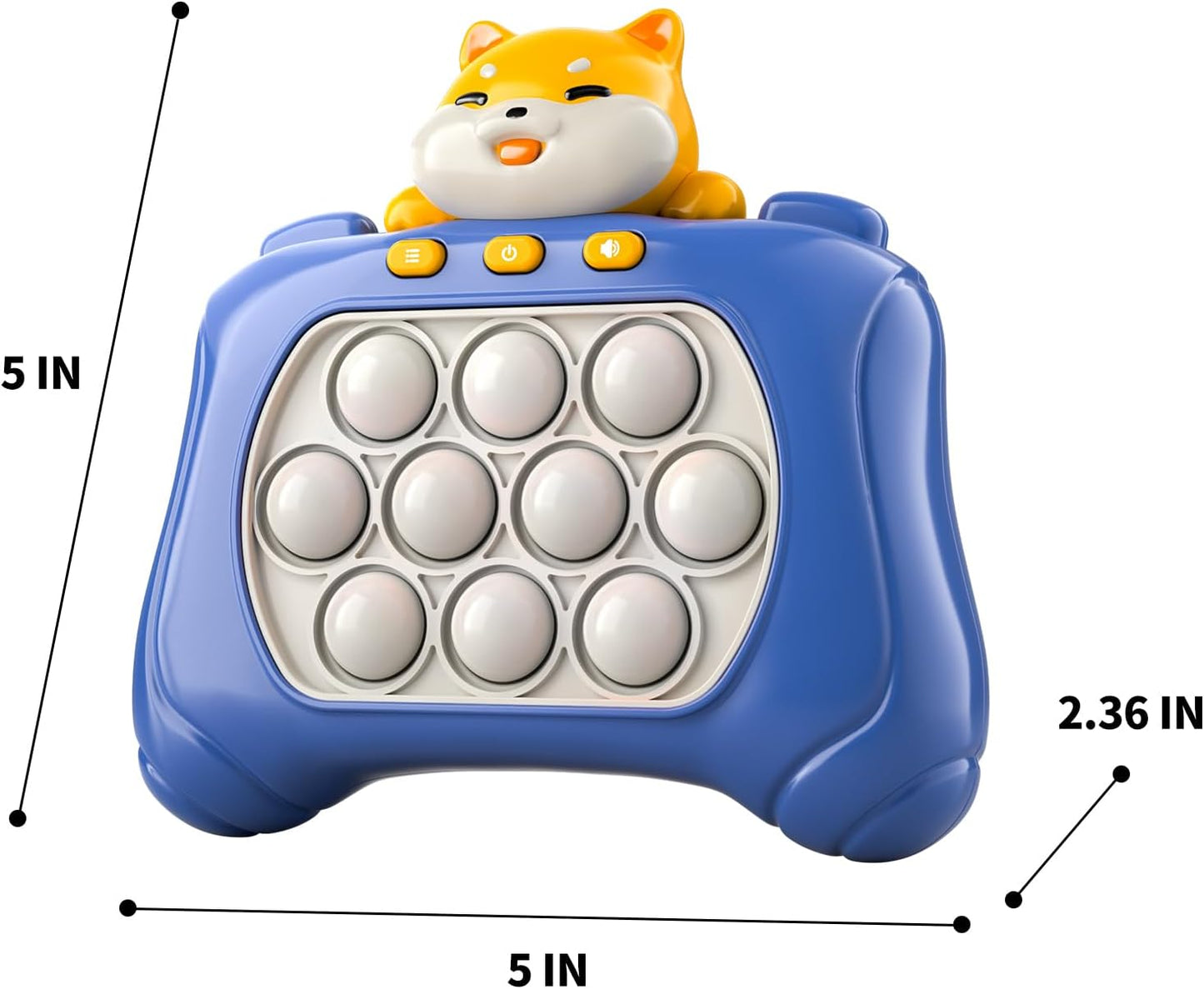 Bennol 2 Pack Light Up Fast Push Bubble Game, Pop Fidget Toys Handheld Quick Push Game for Kids 6-8 8-10 Years Old Birthday Gift for Boys & Girls