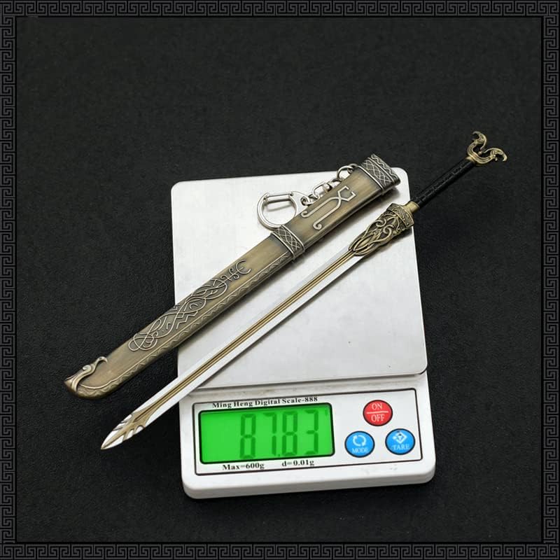 Superbuybox God of War Ragnarök Freya's Sword Thrungva Action Figures Game Toys Collection Keychain Gift Desk Decoration Backpack Pendant Gift