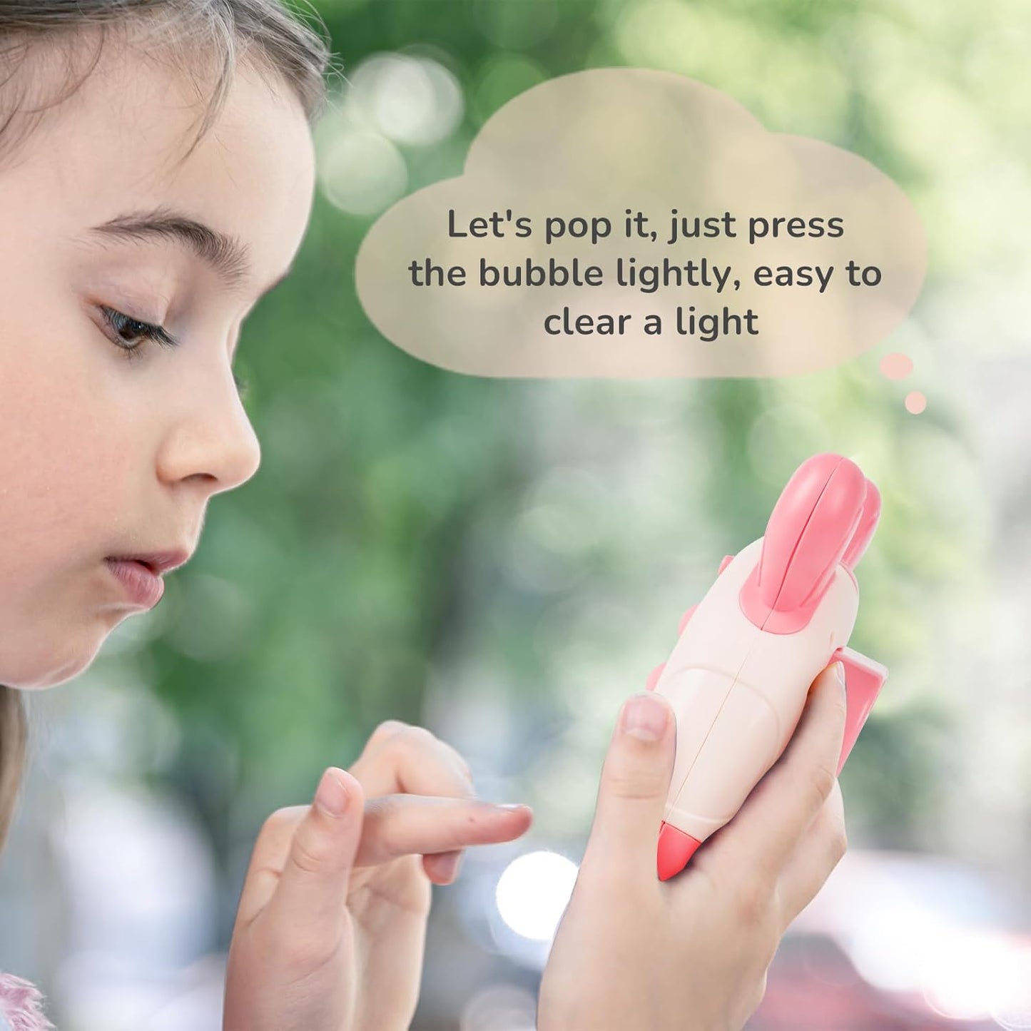 Fast Push Game, Stocking Stuffers for Kids 8-12, Fidget Toys for Kids, Fast Push Bubble Game, Pop Game It Fidget Sensory Toys, Christmas Birthday Gifts for 3-12 Year Old Girls Boys (Pink Rabbit)