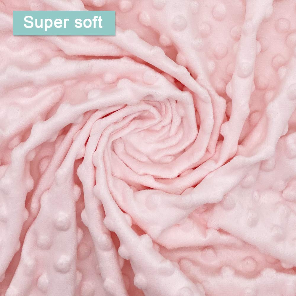 Owlowla Changing Pad Cover, Soft Minky Dots Changing Table Sheets for Baby Boy and Girl(Blush Pink)