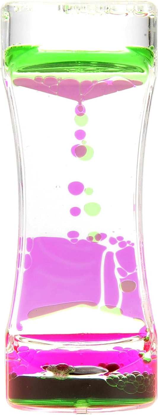 PowerTRC Liquid Motion Bubbler Sensory Toy, Relaxing and Calming for Anxiety, Autism & ADHD Fun Bubbler Timer Fidget Toy Gift for Kids and Adults Decorate Desktops, Home, Room, Or Classrooms