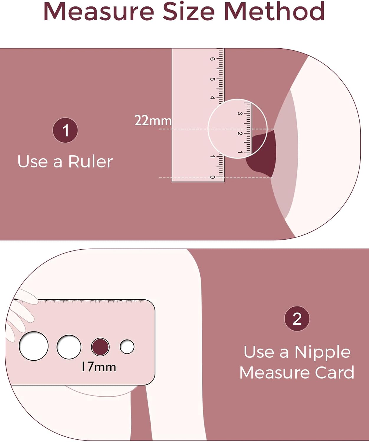Momcozy Mobile Style | M6 21 mm Flange Insert, Original Mobile Style | M6 Breast Pump Replacement Accessories, 1PC (21mm)