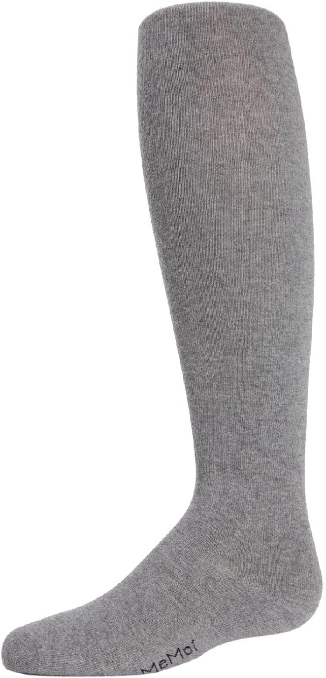 MeMoi Soft Pima Cotton Tights for Girls, Soft and Lightweight Opaque Tights for girls - Sizes 8 to 16