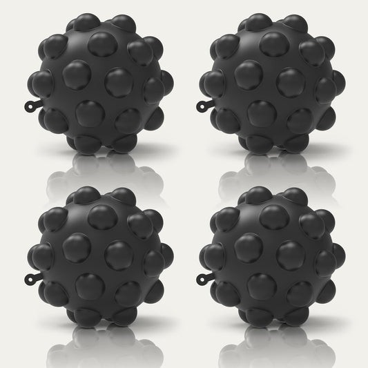 Fidget Toys Adults,Stress Balls Adults 4Pcs Pop Fidget Toys,Pop Balls Autism Sensory Toys for Toddlers 1-3,Fidget Balls Figette Toys,Anxiety Relief Fidgets,Stuffers Gift for Teens Kids (C)