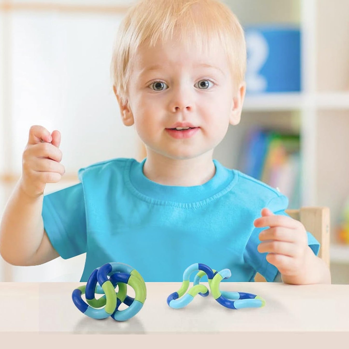 Multicolored Quiet Fidgets Toys for Unique Fidget Toy Brain Imagination Tools, Relaxation Therapy and Stress Relief Education Toys, The Best Sensory Gift for Children and Adults (20 Pcs)