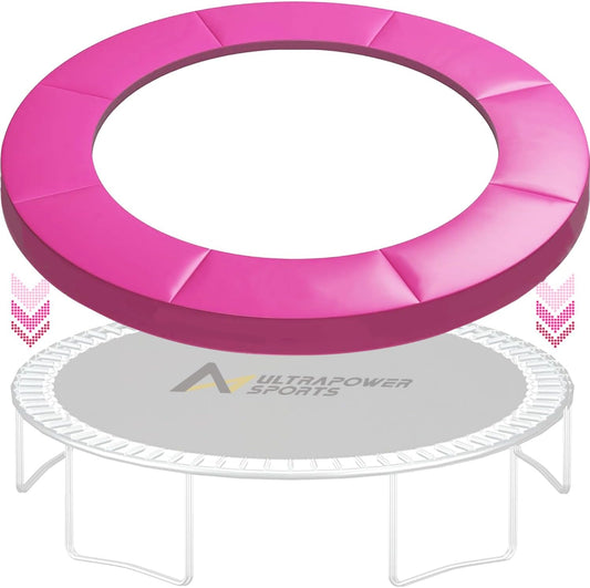 Trampoline Pad Replacement Trampoline Mat Replacement Padding Safety Pad Spring Cover Round Spring Cover with No Holes 10 Ft 12 ft 13 ft 14 ft 15 ft Black Blue Pink Green