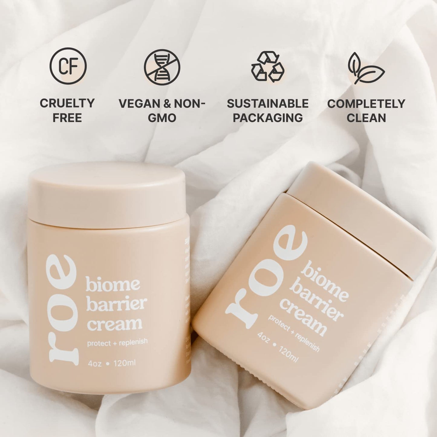 Roe Wellness- Baby Cream Lotion Ointment | Full Body Biome Barrier Cream | Clean Ingredients, Dry Skin, Itch Relief, Moisturizing, All Over Ointment | Toddlers & Kids