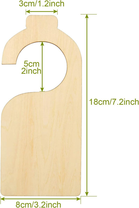 21 Pack Blank Clothing Rack Divider, Wooden Closet Size Divider, Closet Dividers Hanging Closet Dividers for Home Nursery Baby Clothes