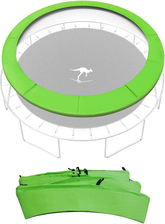 Kangaroo Hoppers Universal 12/14/15FT Trampoline Replacement Safety Pad, Waterproof Surround Spring Foam Cover for Round Frame