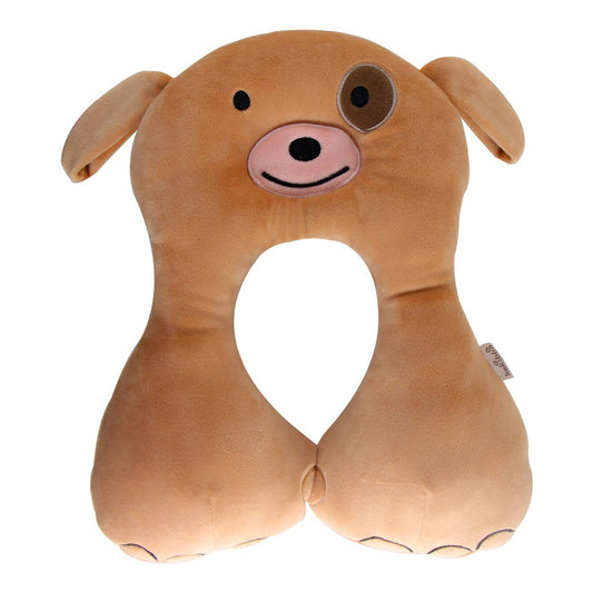 KAKIBLIN Baby Neck Pillow, Upgraded Baby Support Pillow,Head Pillows for Carseat, Newborn Neck Support for Car Seat,Pushchair,Travel(Brown)