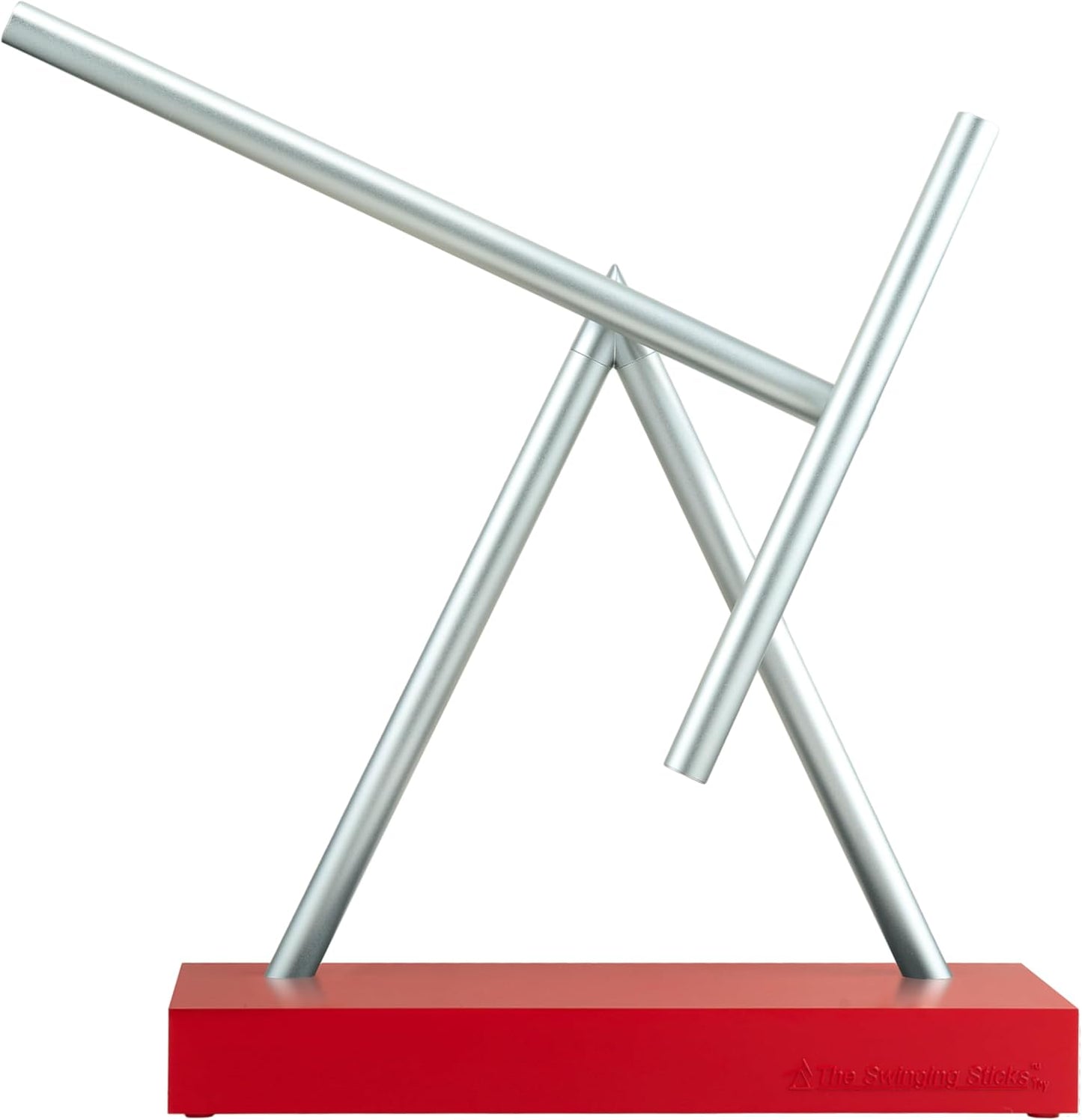 Kinetic Energy Sculpture - Desktop Replica Version (Silver/Red)