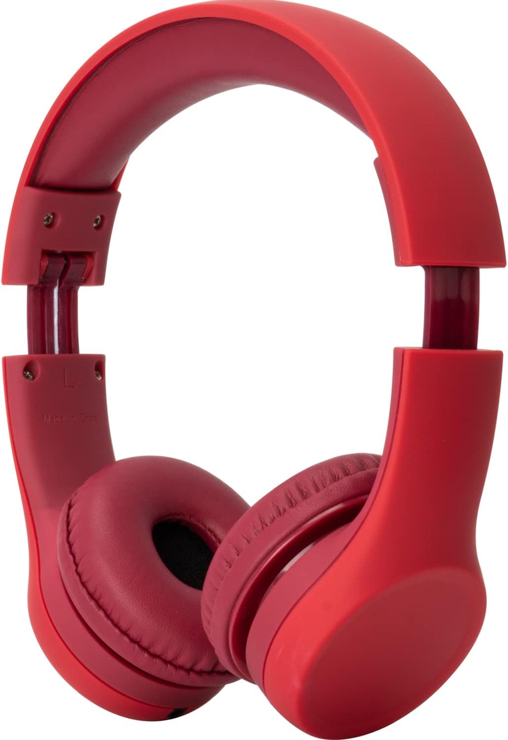 Snug Play+ Kids Headphones – Volume Limited 93dB for Safe Listening – Foldable, Durable Headphones for Toddlers, Boys & Girls – Tangle-Free Cord – Ideal for Travel, School, Tablets - Red