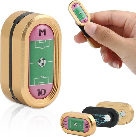 STONESTAR CP3 Fidget Slider - Football Legends No. 10 Aluminum Alloy Magnetic Metal Fidget Slider, EDC Fidget Toy for Adults, Helps Relieve ADHD/Anxiety/Stress (Gold)