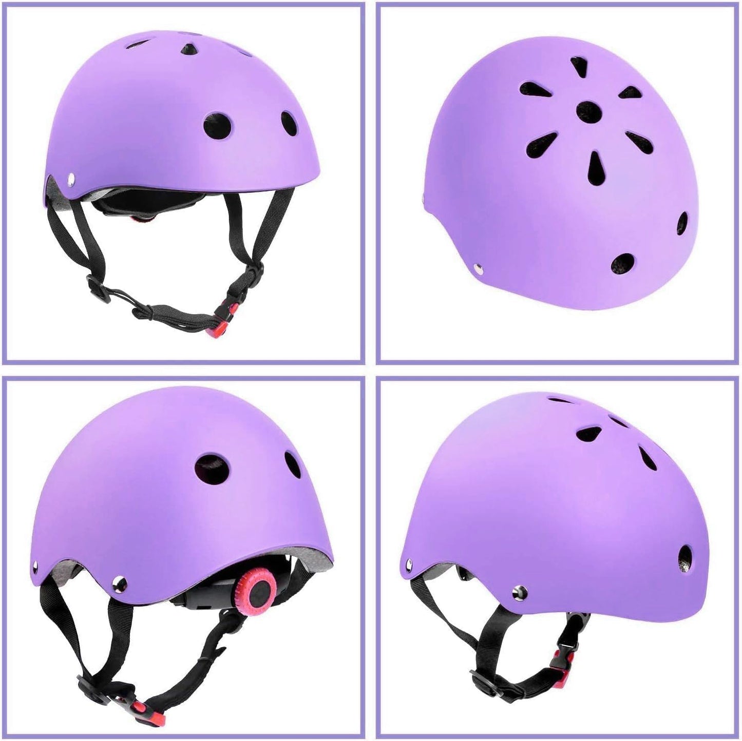 Color Gradient Adjustable Kids Bike Helmet Toddler Helmets for 3-5-8-14 Years Kids Girls Boys Youth Bicycle Helmet for Scooter Balance Bike Roller Skating Skateboard