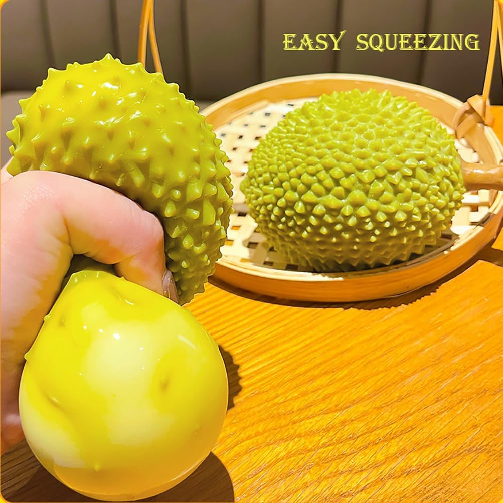 Simulated Durian Sensory Toy, Chronic Rebound Decompression Toy, Suitable as a Perfect Squeezing Game Companion for Children and Adults