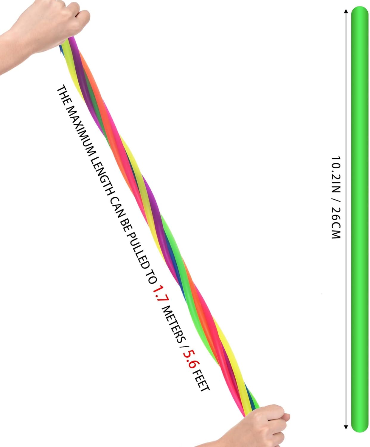 Small Stretchy String Noodles 30 Packs Children Sensory Stretch Strings Fidget Toys for School Classroom Rewards Back to School Birthday Party Favors and Prizes Treasure Box Toys