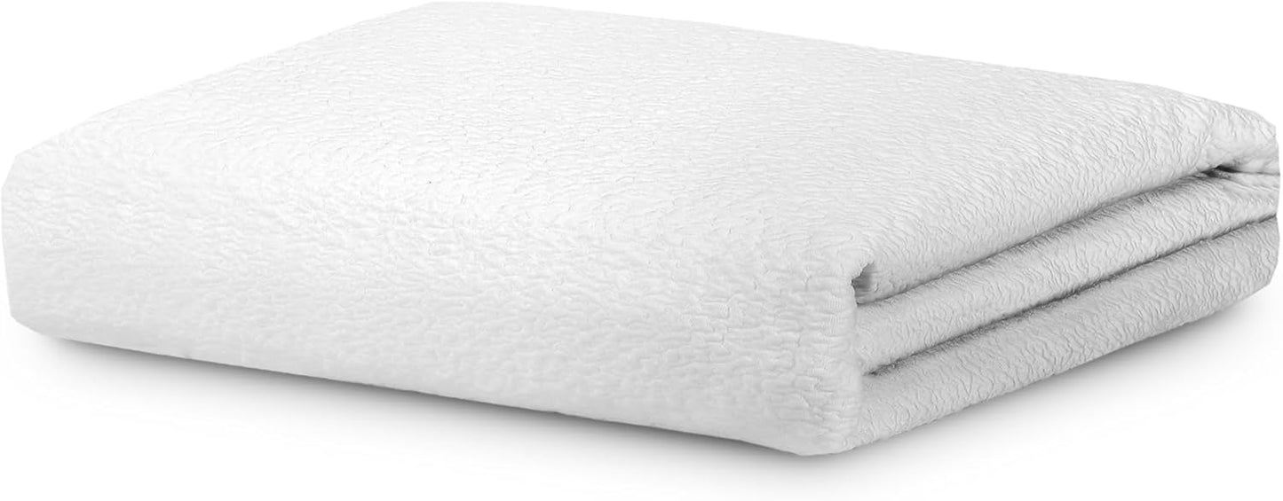 SIJO Mattress Protector, 100% Waterproof, Cooling, Ultra Soft, Noiseless, 16 inch Deep Pocket, Best Overall Mattress Protector Award Winner by Apartment Therapy (Cal King)