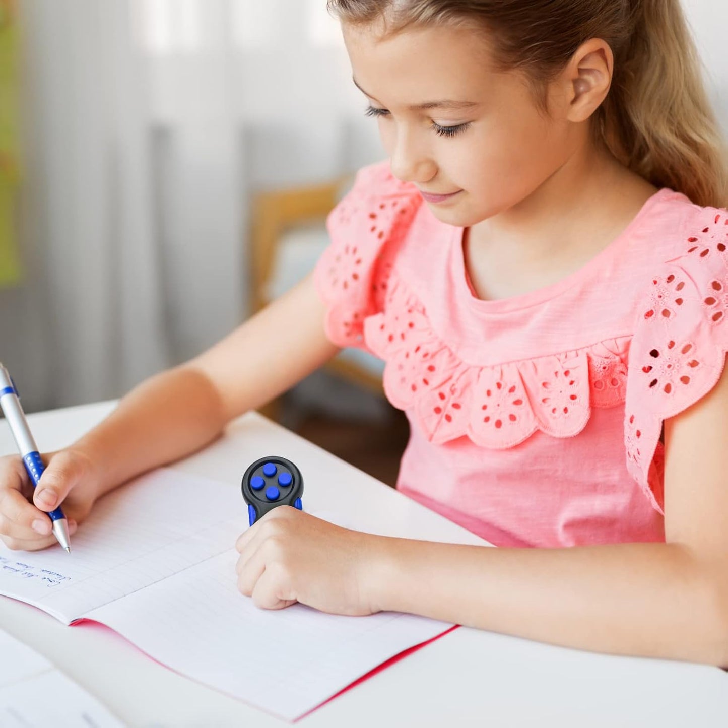 WTYCD Original Fidget Toy Game, Rubberized Classical Controller Fidget Concentration Toy with 8-Fidget Functions and Lanyard - Excellent for Relieving Stress and Anxiety