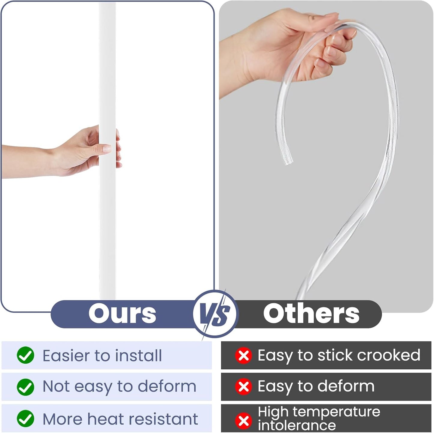 2PCS Wall Corner Protectors Guards - Self Adhesive Corner Protector & Corner Guards for Walls Edge Protection, Easy to Apply - No Tools Needed(Pure White, 31.5"x1.18")