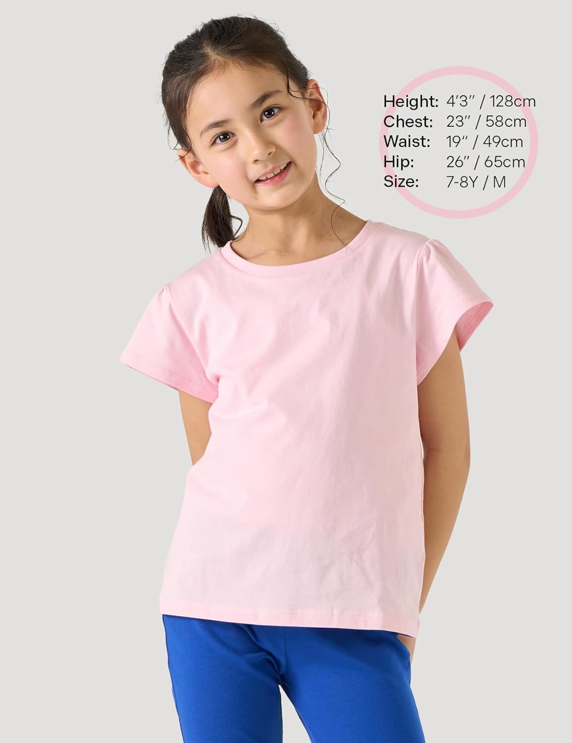LAPASA Kids T-Shirts Short Sleeve (4 Pack) 100% Cotton Plain Top Tees Boy & Girl Unisex Toddler Children Tie Dye Summer K01