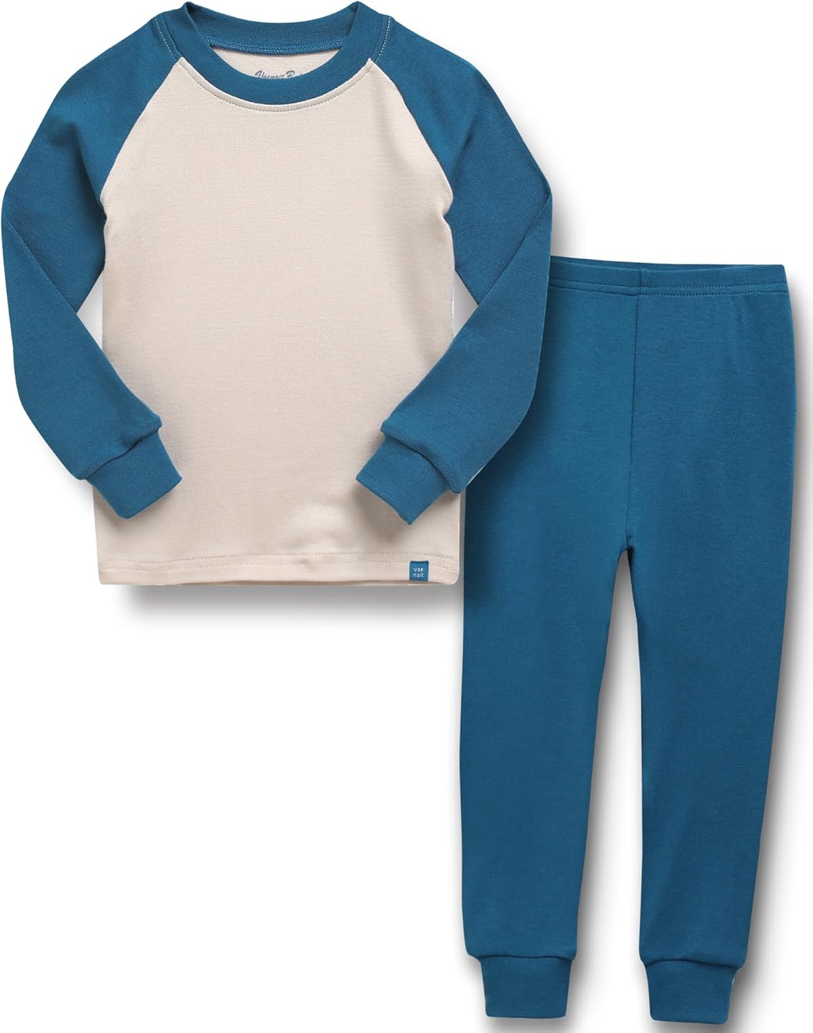 VAENAIT 6M-12Y Toddler Toddler Kids Toddler Girls Boys Soft Comfy Modal Tencel Solid Raglan Sleepwear Pajamas Pjs 2pcs Set