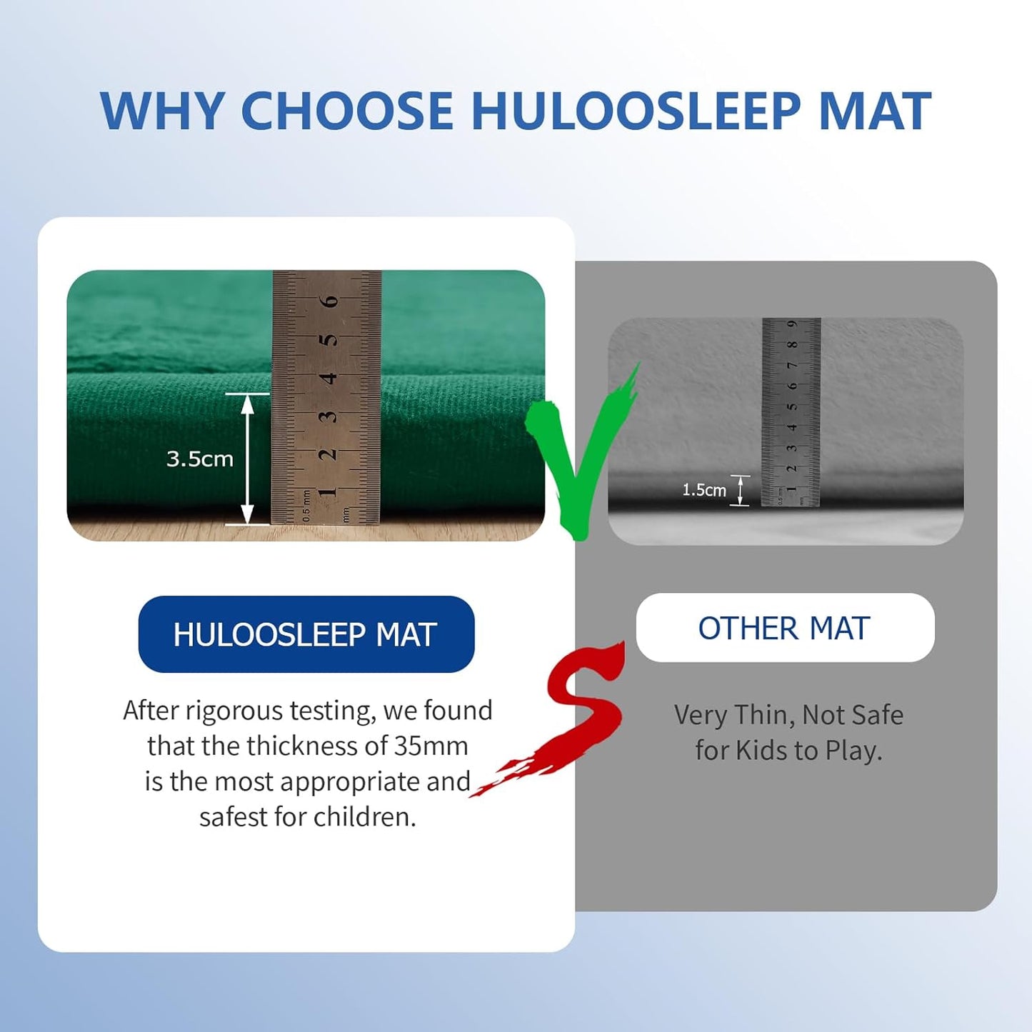 Baby Play Mat for Floor,1.3" Thick Memory foam Tummy Time Mat for Toddlers,Infants,kids,Water-Repellent Soft Nursery Rug,Extra Large Non Slip for Crawling&Yoga,Tatami Style for Living Room(Dark Green)