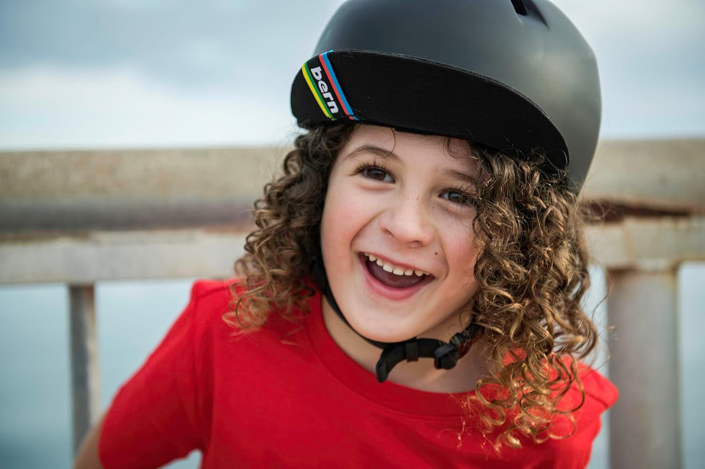 Bern Nino Bike Helmet for Kids, Ages 3-12, Flip Visor, Adjustable fit, Lightweight, CPSC Safety Certified